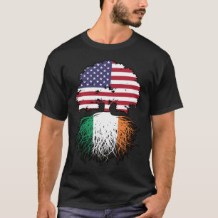 T-shirt Ireland Irish American USA United States America