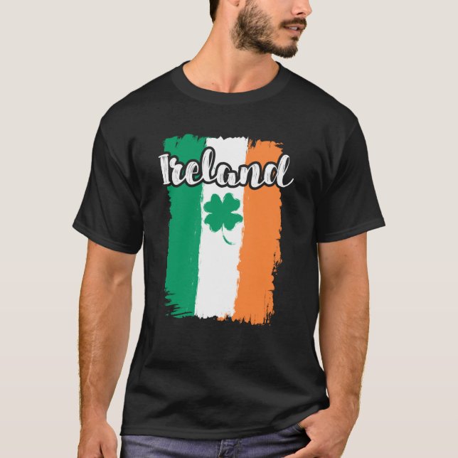 T-shirt Ireland shamrock St Patrick's Day (Devant)