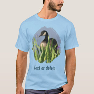 T-shirt Iris d'oie du Canada Art animal personnalisé