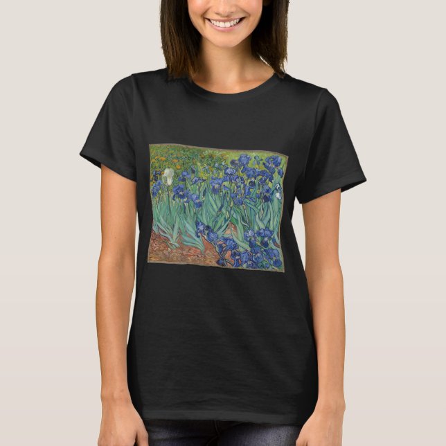 T-shirt Irises de Vincent Van Gogh. (Devant)