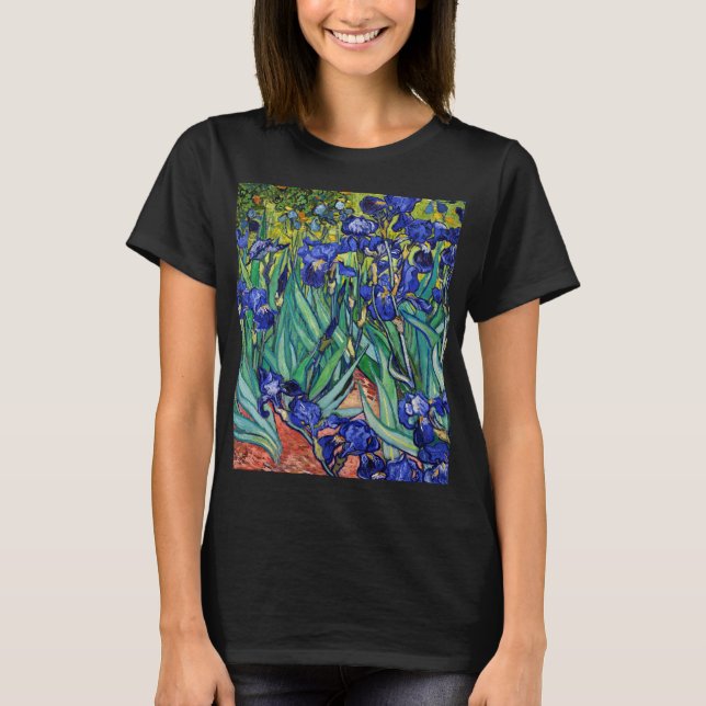 T-shirt Irises par Vincent van Gogh (Devant)