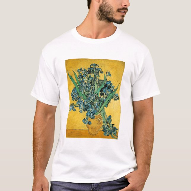 T-shirt Irises - Van Gogh - c1890 (Devant)