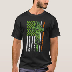 T-shirt Irish American Flag Ireland Flag St Patricks Day S