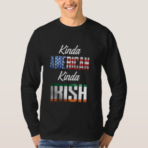 T-shirt Irish American Kinda Dual Citide Pride