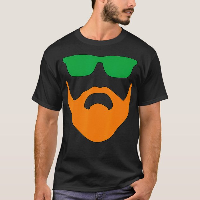 T-shirt Irish Beard St Pattys Ginger Redhead Celti (Devant)