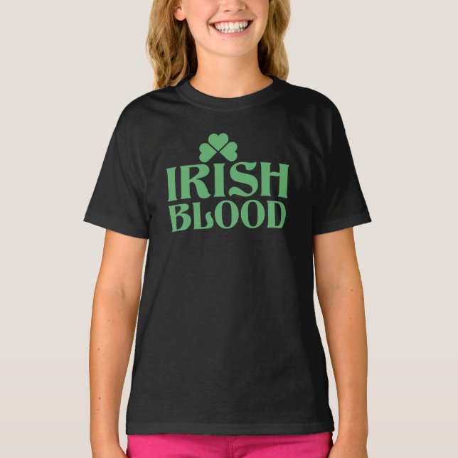 T-shirt Irish blood  (Devant)