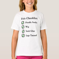 Irish Dance Cute Funny Feis Checklist