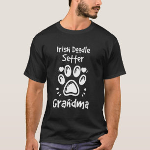 T-shirt Irish Doodle Setter Grand-mère Irish Setter Canich