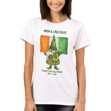 Irish Girl Gnome aime la bière