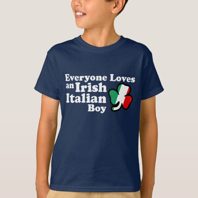 T-shirt Irish Italian Boy (Devant)