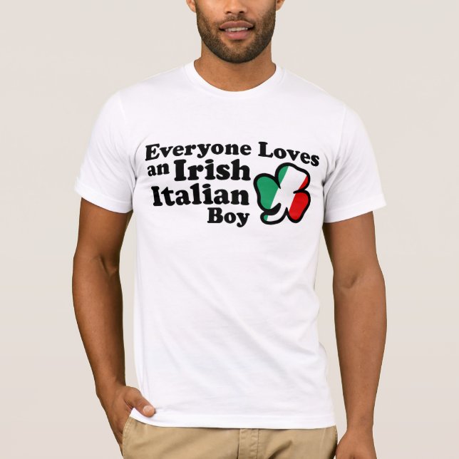 T-shirt Irish Italian Boy (Devant)
