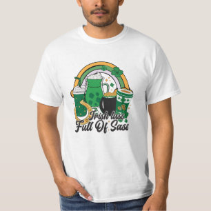 T-shirt Irish Lass Full of Sass - Cheeky St. Patrick's Day