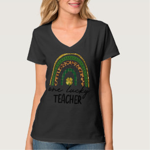 T-shirt Irish Rainbow One Lucky Teacher St Patrick's Day T