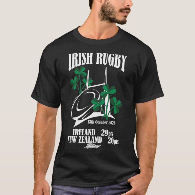 T-shirt Irish Rugby Ireland / Nouvelle-Zélande Tous les No (Devant)