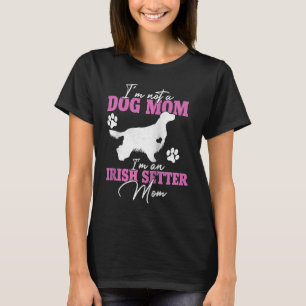 T-shirt Irish Setter Chien Maman pour les femmes Chien Mot