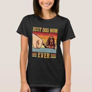 T-shirt Irish Setter Maman Meilleur Chien Maman Jamais