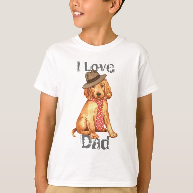 T-shirt Irish Setter Papa (Devant)