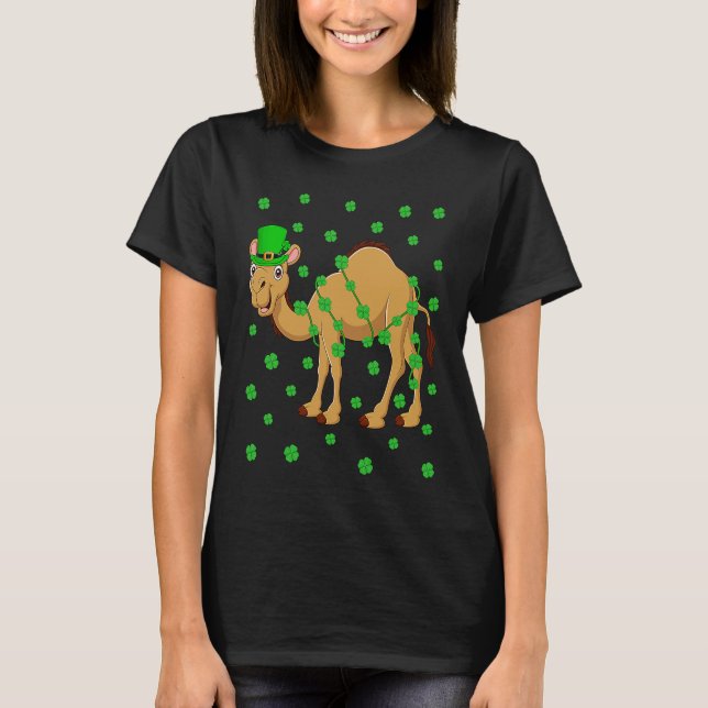T-shirt Irish Shamrock Leprechaun Camel St Patrick's Day (Devant)