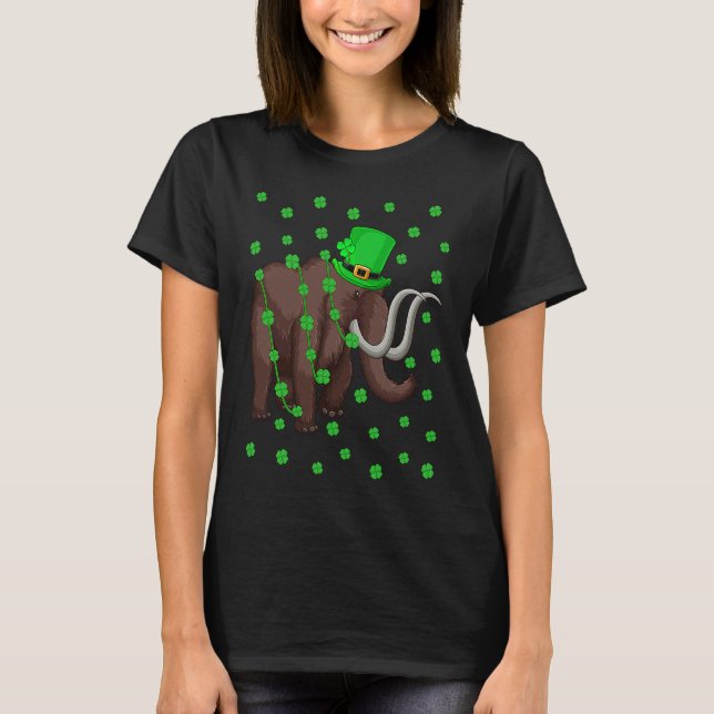 T-shirt Irish Shamrock Leprechaun Woolly St Patrick's Day (Devant)