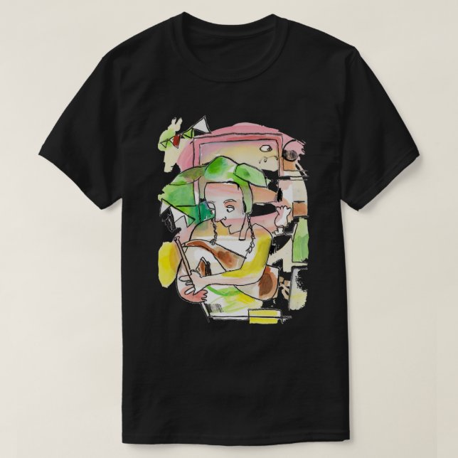 T-shirt Irish Trade Music Uilleann Pipe Player  (Design devant)