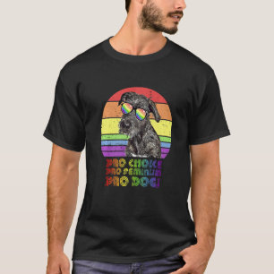 T-shirt Irish Wolfhound Pro Choice Pro Feminism Pro Chiens