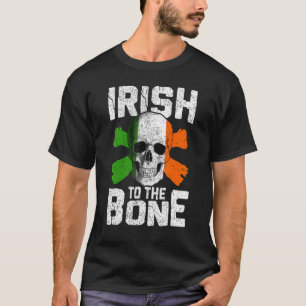 T-shirt Irlandais à os Irlande Crâne St Patrick S Jour I