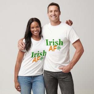 T-shirt Irlandais AF drôle