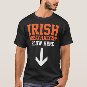 T-shirt Irlandais Breathalyzer Chemise inappropriée Funny