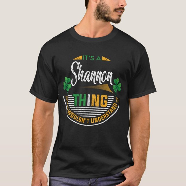 T-shirt Irlandais - C'est un Shannon Thing (Devant)