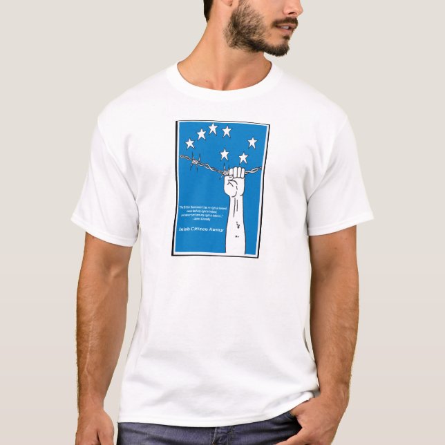 T-shirt irlandais d'armée de citoyen (Devant)