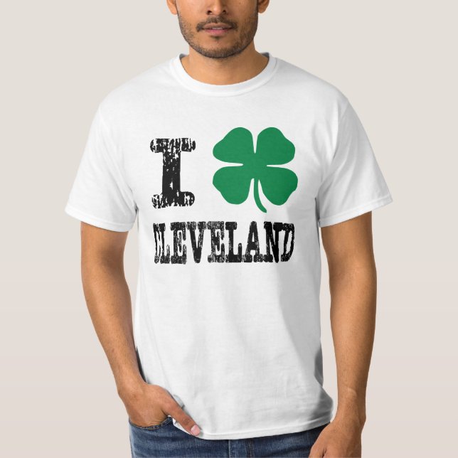 T-shirt Irlandais de Cleveland (Devant)