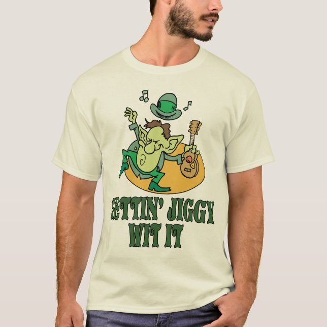 T-shirt irlandais de gabarit (Devant)