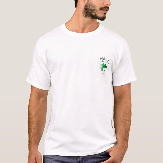 T-shirt irlandais de jeune homme (Devant)