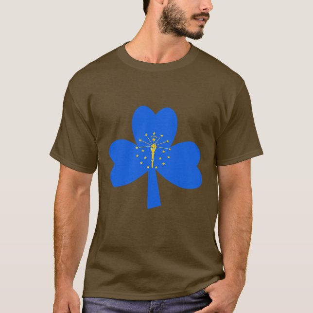 T-shirt Irlandais de l'Indiana (Devant)