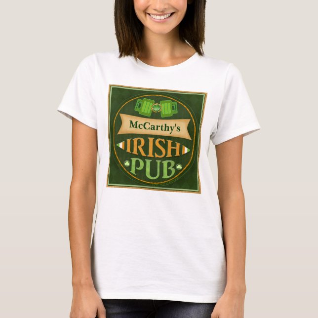 T-shirt irlandais de Pub du jour de St Patrick (Devant)