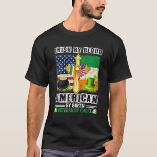 T-shirt Irlandais De Sang Américain De Naissance Vétérinai