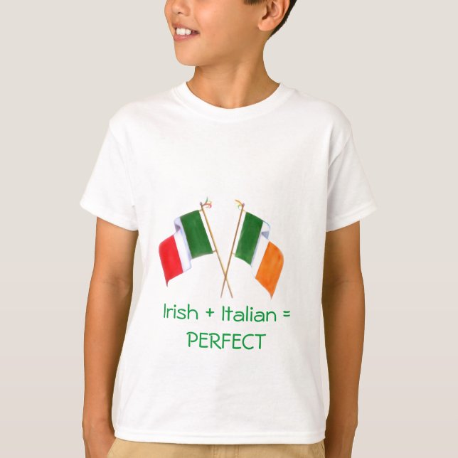 T-shirt Irlandais et Italien (Devant)
