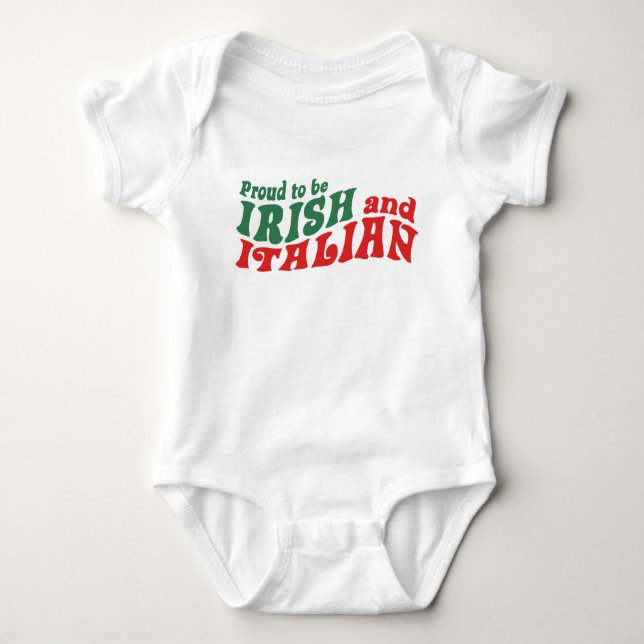 T-shirt irlandais italien (Devant)