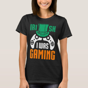 T-shirt Irlandais Je Jouais Garçons Gamer Jeu St patrick a