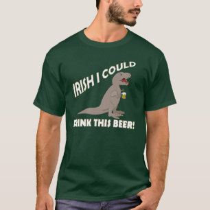 T-shirt Irlandais Je Pourrais Boire Cette Bière, Drôle T-R