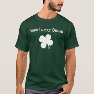 T-shirt Irlandais j'étais la chemise ivre (foncée)