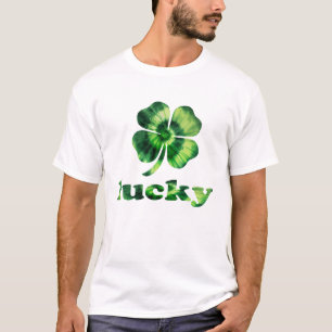 T-shirt Irlandais Lucky Shamrock Green Clover Happy St Pat