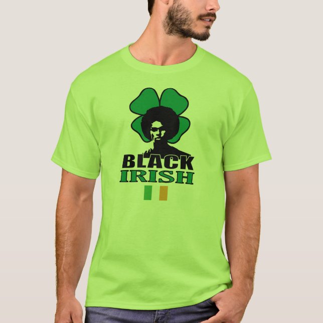 T-shirt Irlandais noir (Devant)