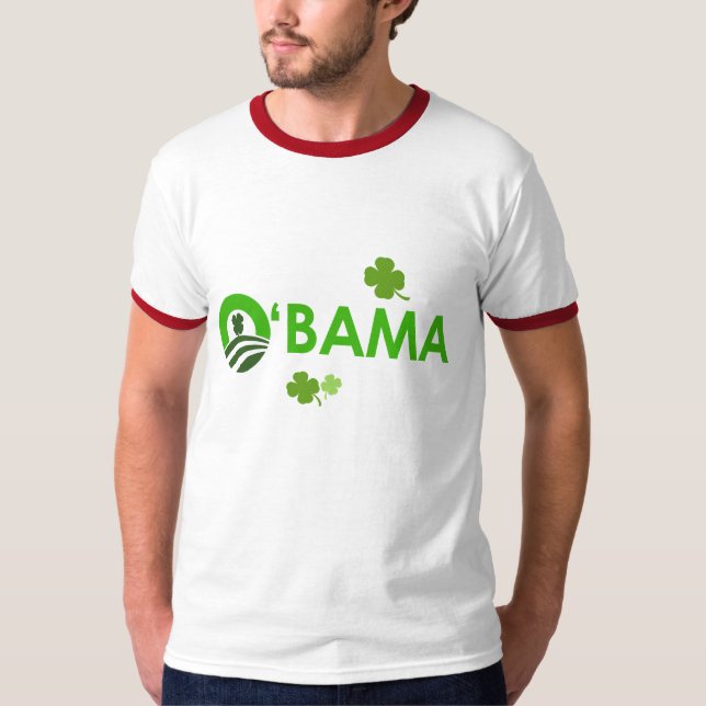 T-shirt Irlandais Obama (Devant)