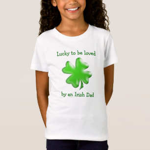 T-Shirt Irlandais Papa Lucky Shamrock Kids Shirt