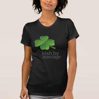T-shirt Irlandais par conception de mariage