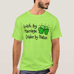 T-shirt Irlandais par le buveur de mariage par nature