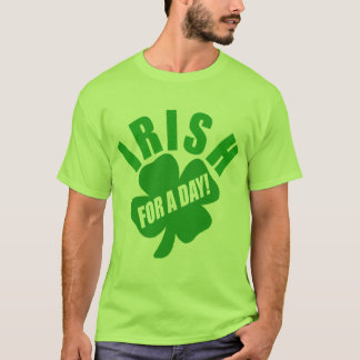T-shirt Irlandais pendant un jour