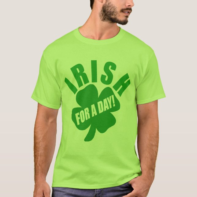 T-shirt Irlandais pendant un jour (Devant)