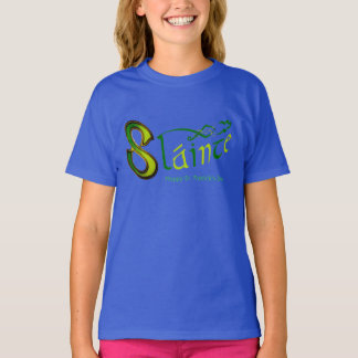 T-shirt Irlandais Phrase filles'-3/4-manche-raglan-t-shirt
